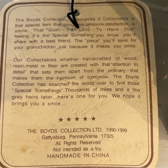 BOYDS BEAR WICKER CHAIR nwt - Picture 6 of 6